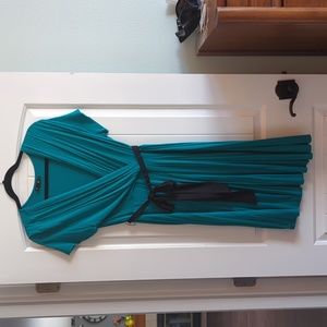 DKNY large teal day dress